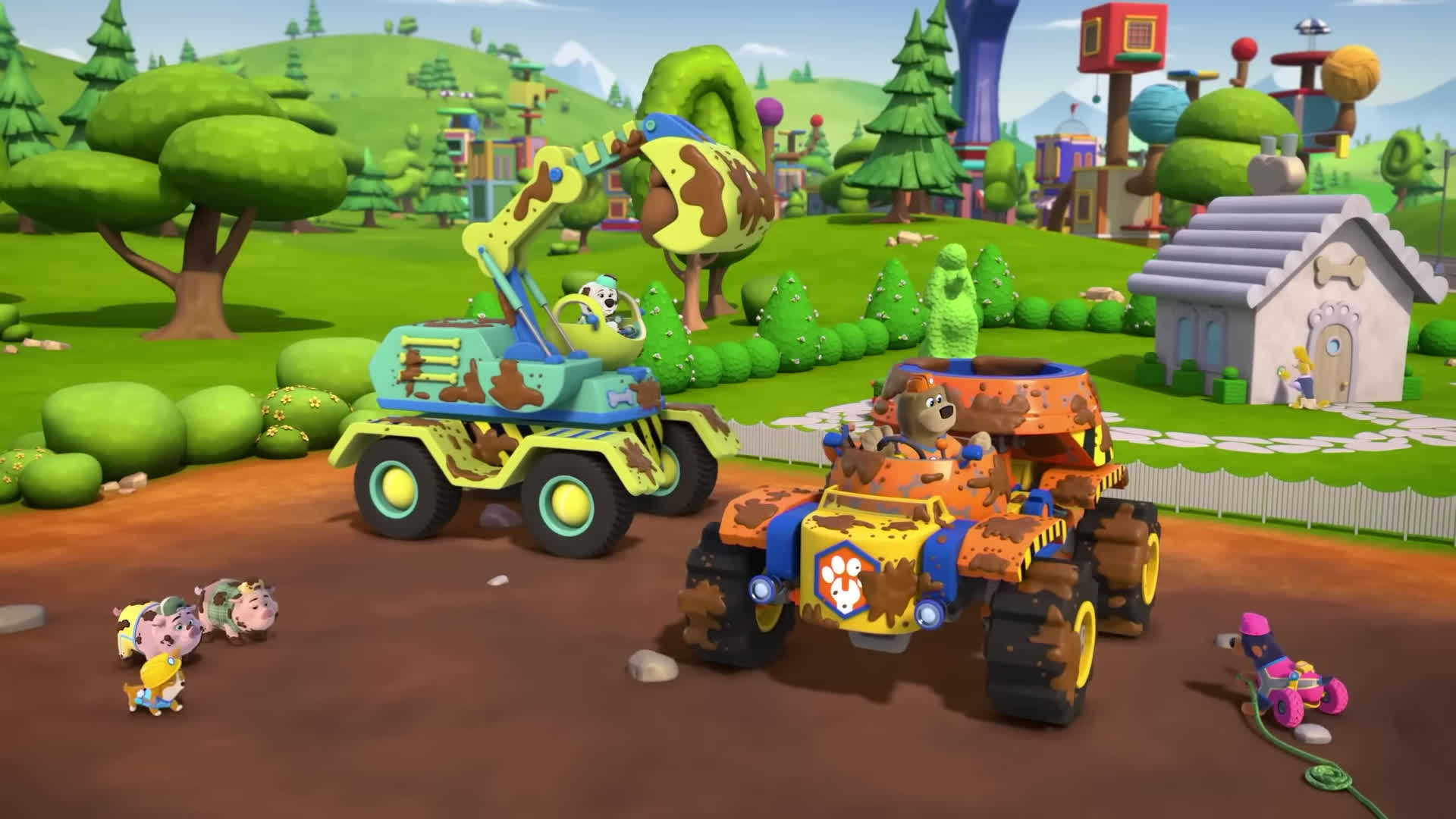 پوستر وقت ساختن با ساختار سگ! 🔧🐶 روز پدر، نجات‌ها و همکاری