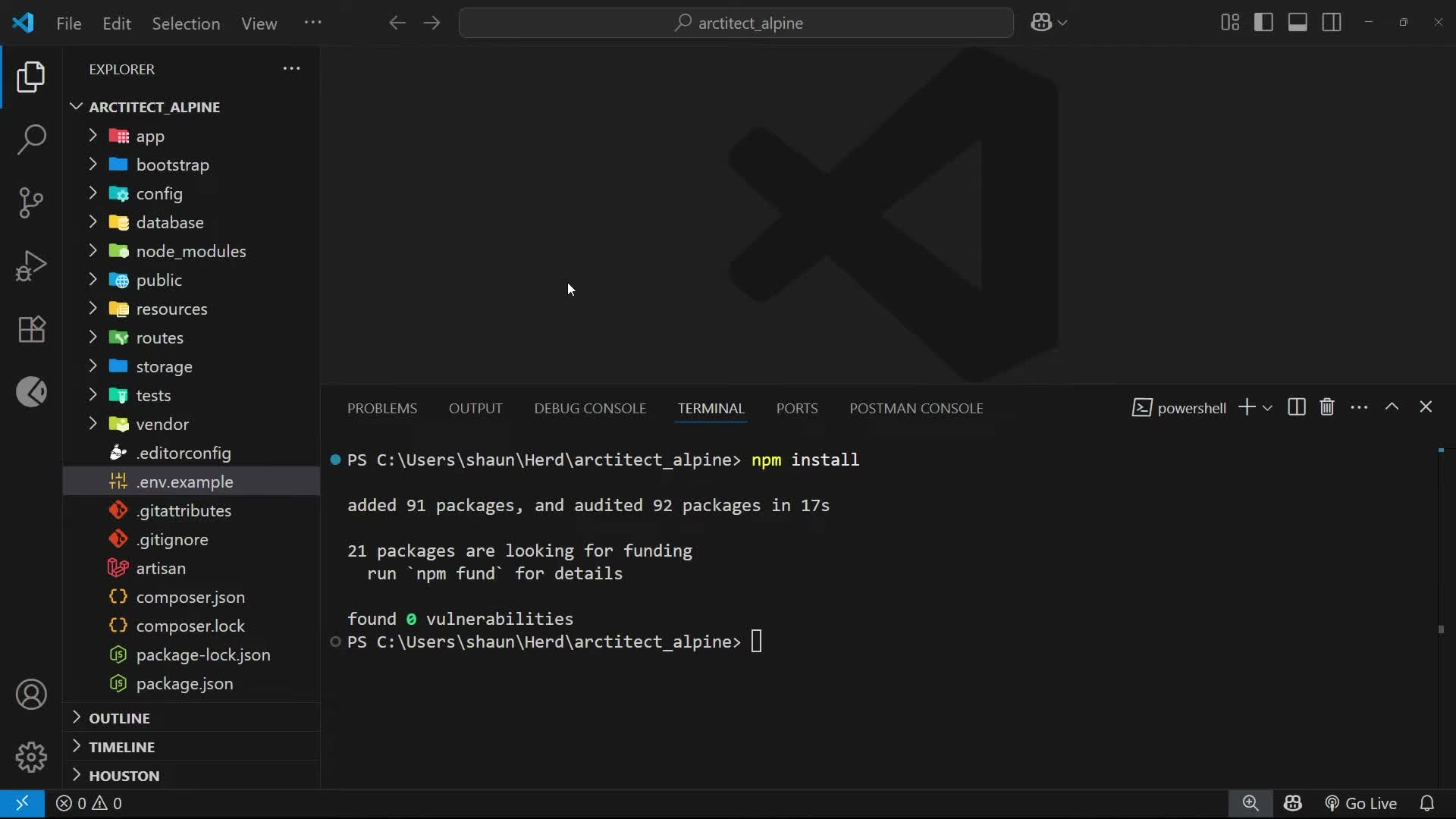پوستر استفاده از الپاین با اچ‌تی‌ام‌اکس و لاراول - قسمت ۱ معرفی و...