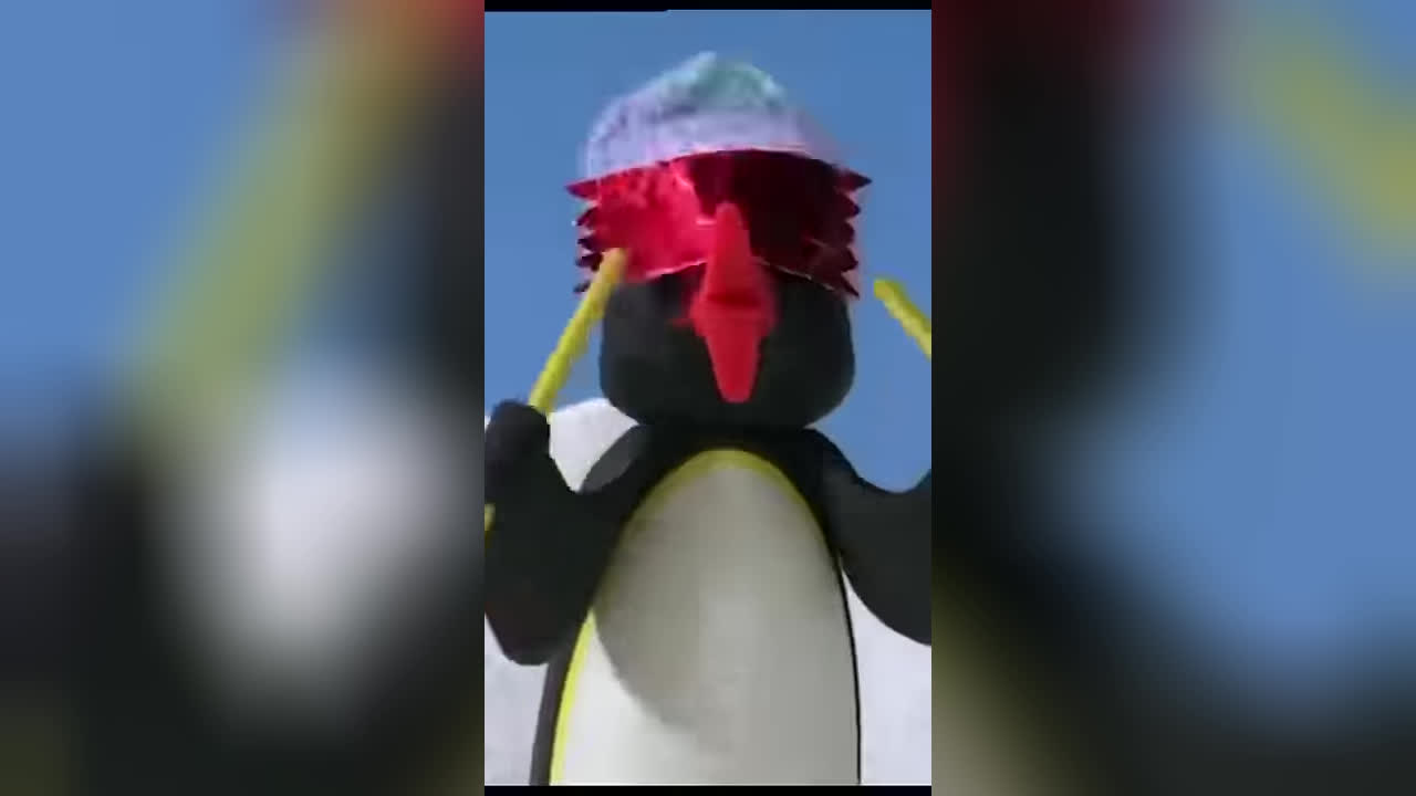 شادی بی پایان! 🐧 #پینگو