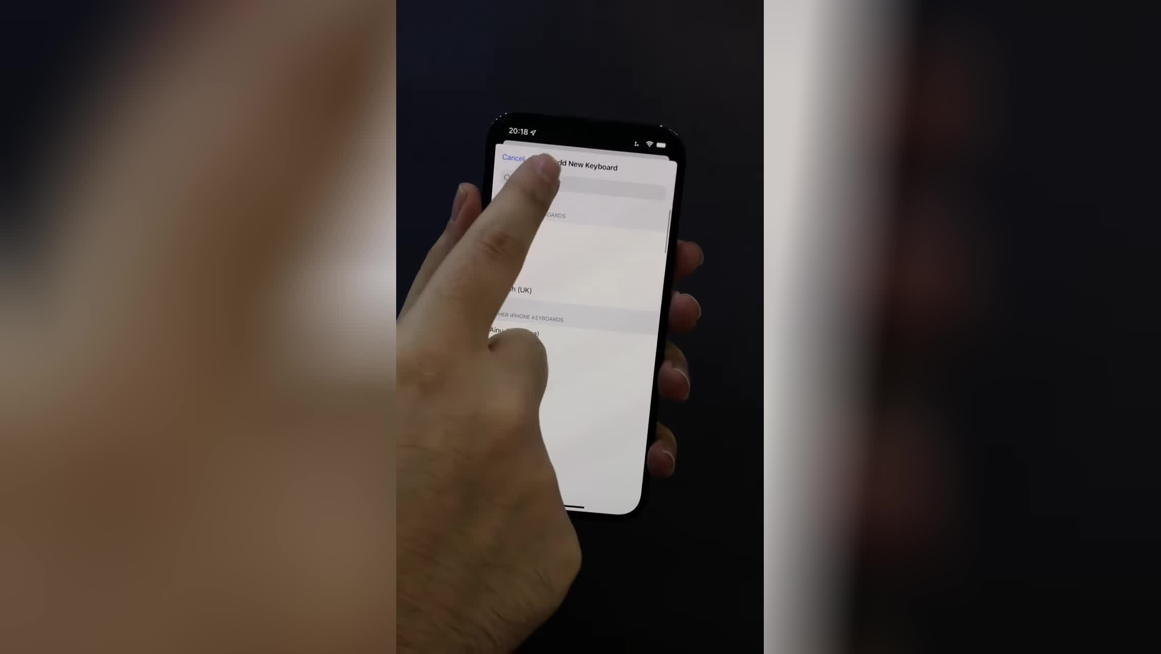 پوستر آموزش سریع اضافه کردن کیبورد فارسی به آیفون