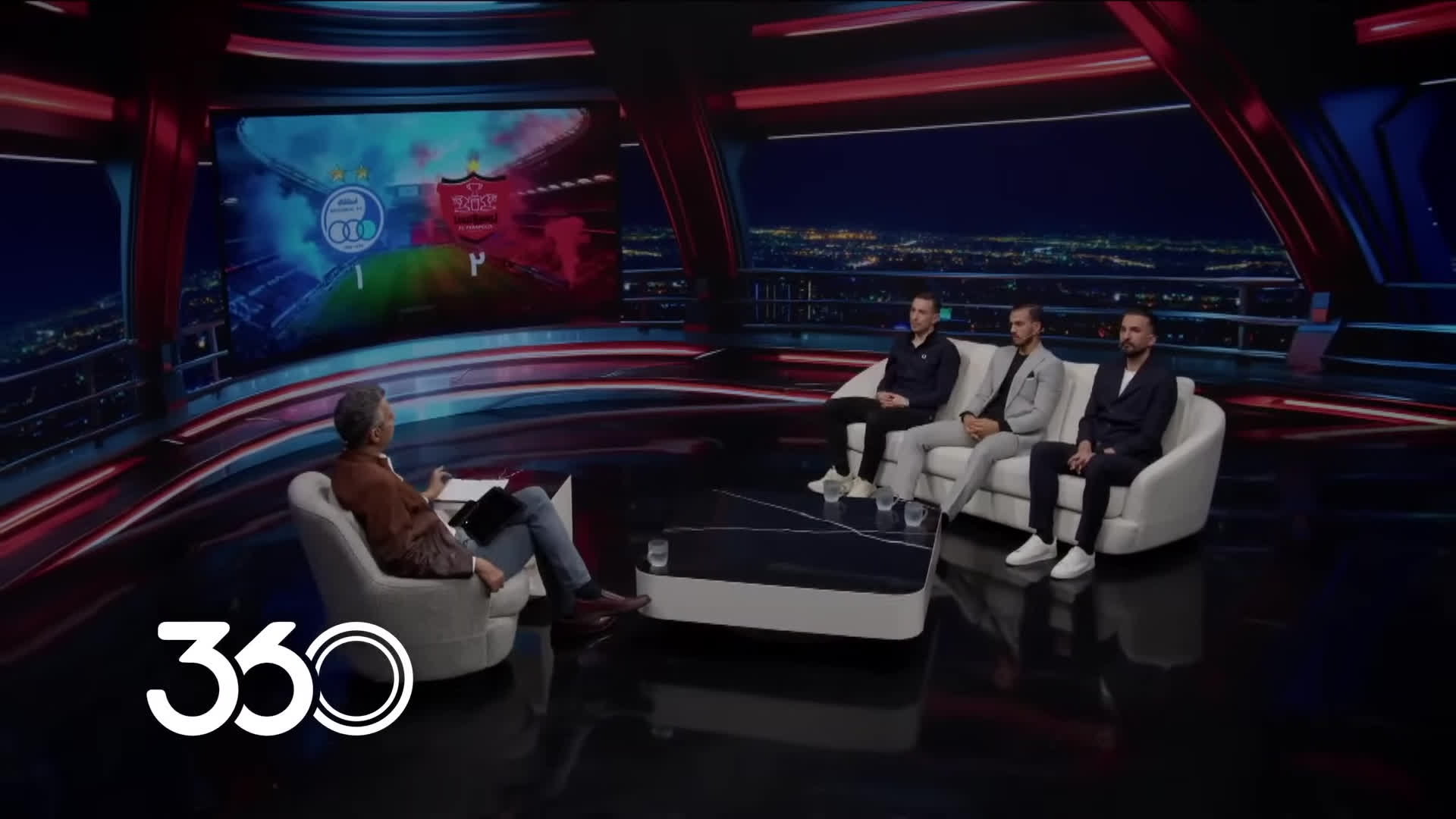 پوستر لایو 360 با عادل فردوسی‌پور داربی پرسپولیس و استقلال