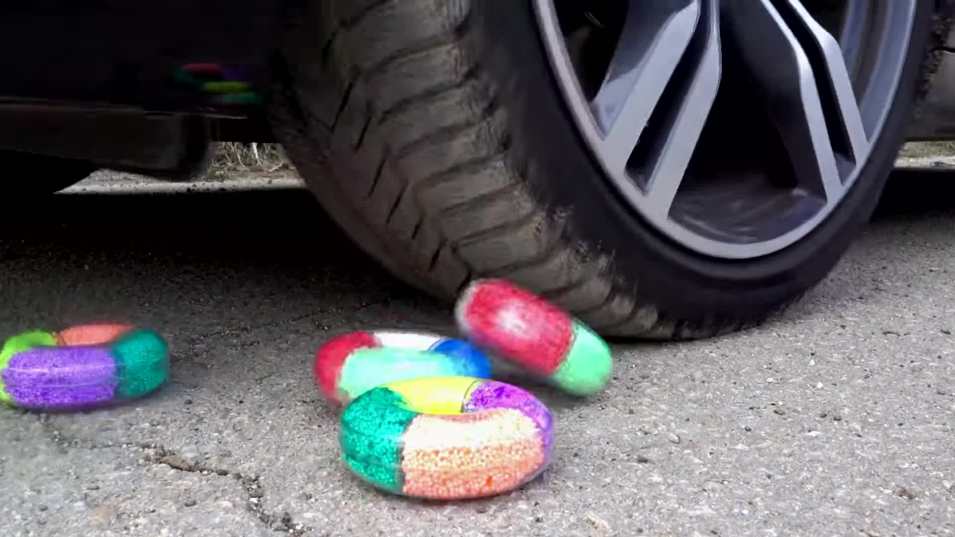 پوستر Crushing Crunchy Soft Things by Car! EXPERIMENT CAR vs...