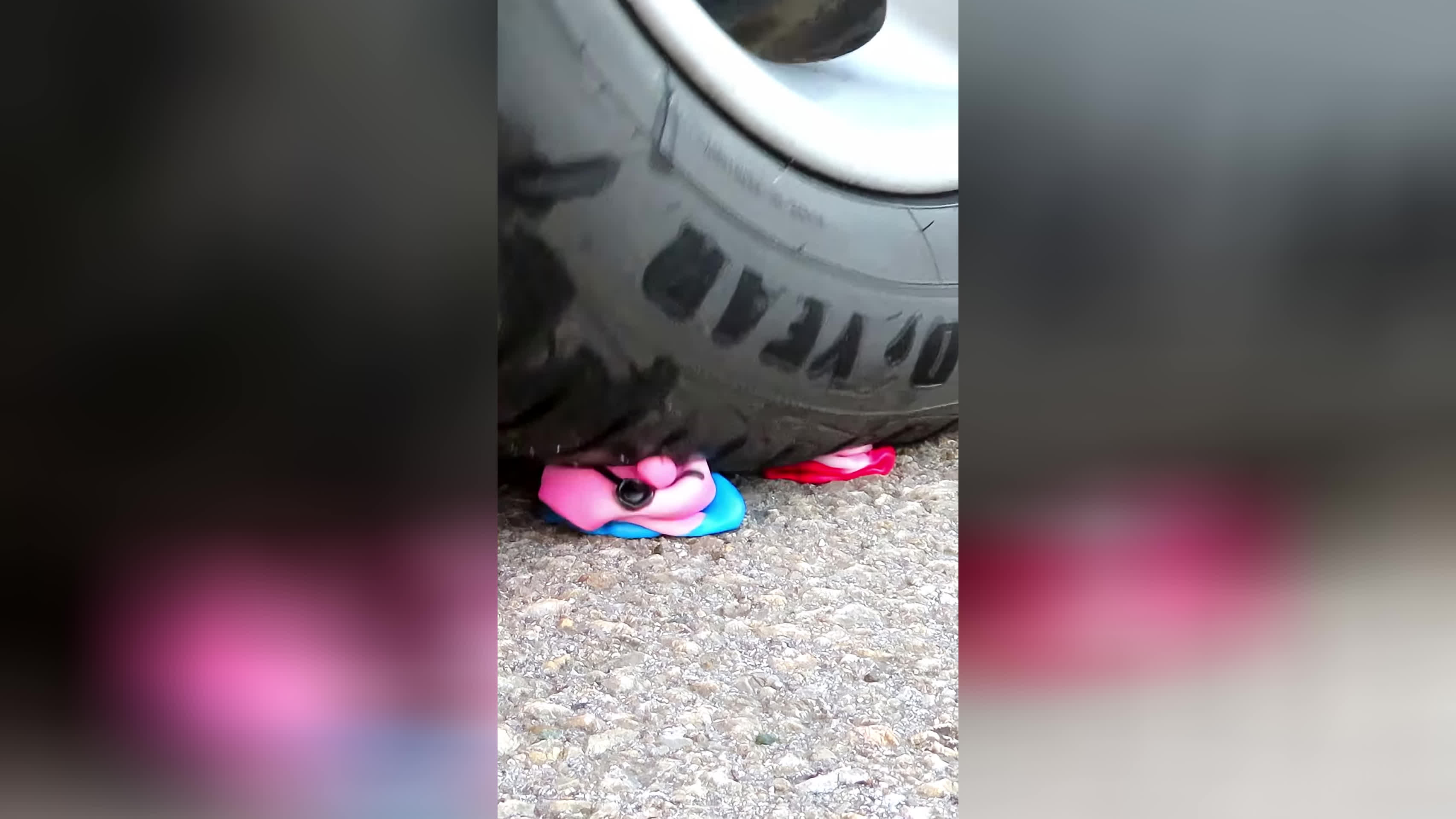پوستر Crushing Crunchy Soft Things by Car! shorts crushing asmr...