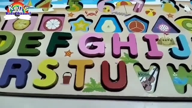 پوستر آموزش الفبای انگلیسی اشکال، رنگ‌ها و اعداد اسباب‌بازی‌های...