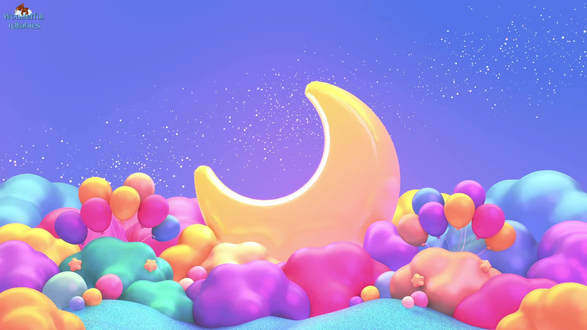 پوستر آرامش‌بخش‌ترین لالایی برای نوزادان و کودکان ♥ موسیقی خواب...