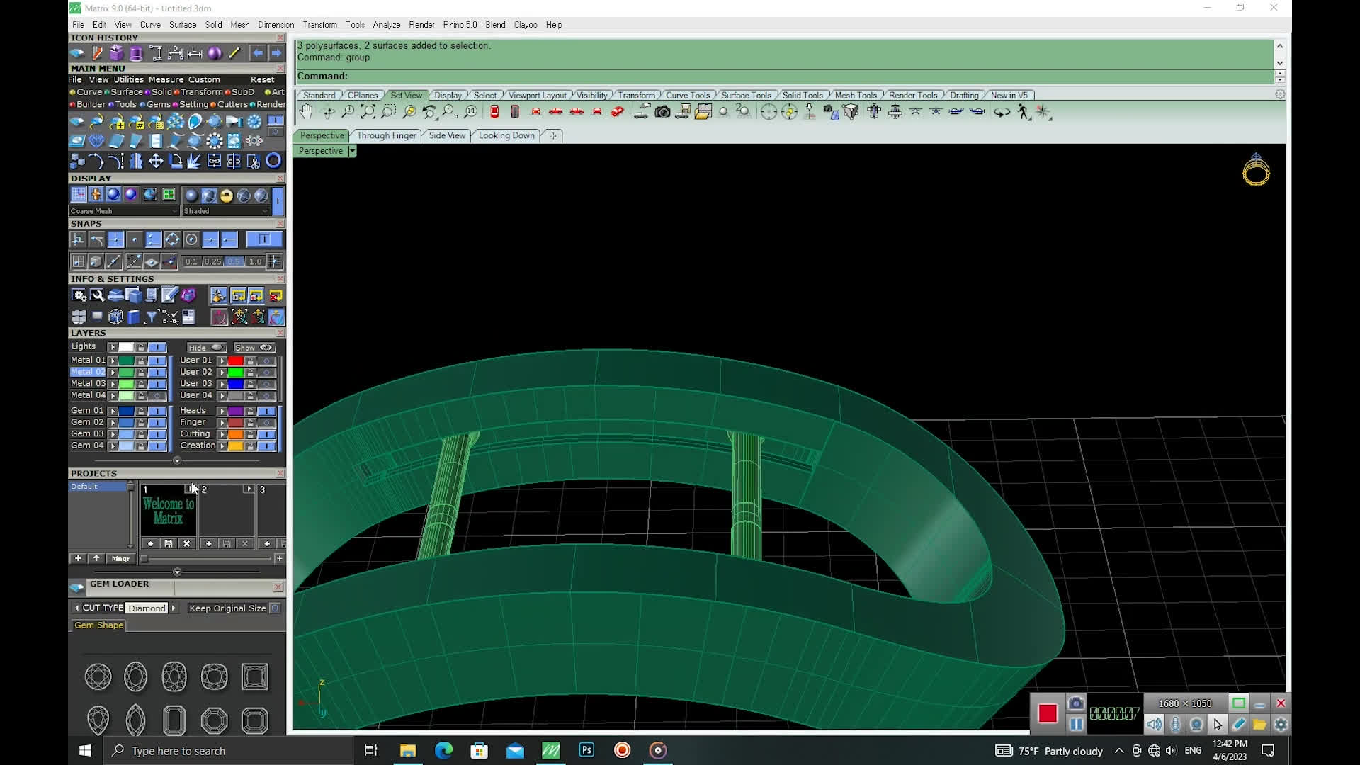 طراحی انگشتر جالب و متحرک😍